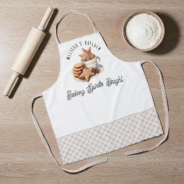 Delantal Espíritus sacudidos Navidades brillantes Cookies c