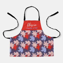 Delantal Esplandor de colores Artista de plástico