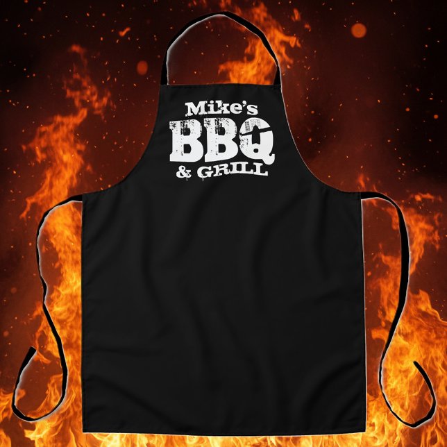 Delantal Esponja negra de barbacoa de Guay para hombres (black bbq apron)