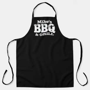 Delantal Esponja negra de barbacoa de Guay para hombres