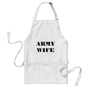 Delantal Esposa del ejército de Apron
