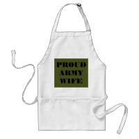 Esposa del Ejército Orgullo Apron