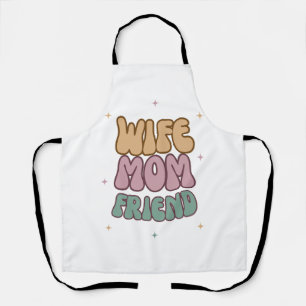 Delantal Esposa Mamá Amiga, Regalo del Día de la Madre, Reg