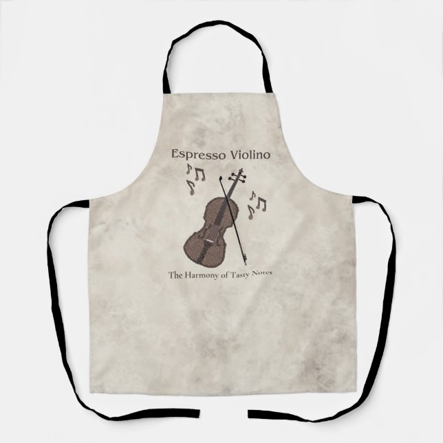 Delantal Espresso Violino-Café Violín (Anverso)