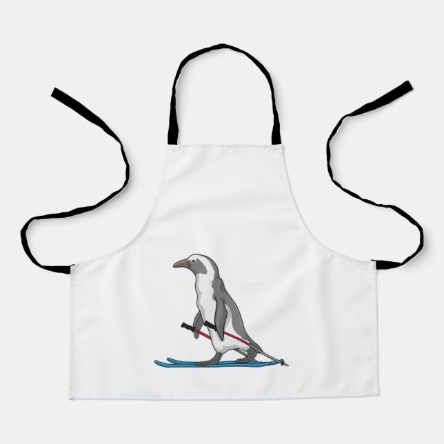 Delantal Esquí de Pingüino (Anverso)