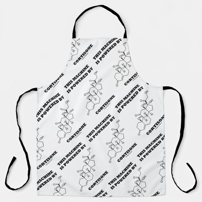Delantal Esta Máquina Es Impulsada Por La Química Cortisona (Anverso)