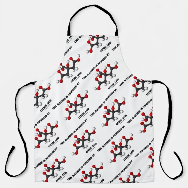 Delantal Esta Máquina Es Impulsada Por Química De Ácido Cít (Anverso)