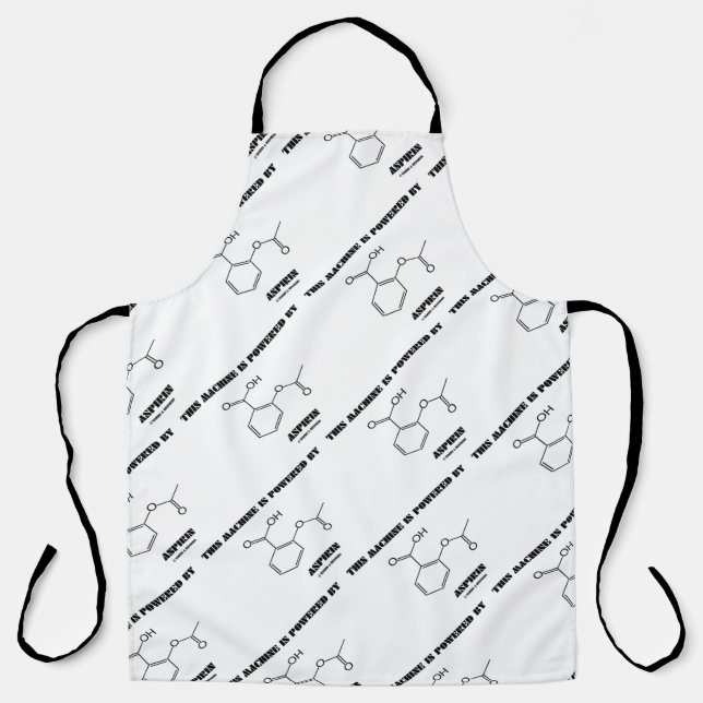 Delantal Esta Máquina Está Alimentada Por La Molécula Aspir (Anverso)