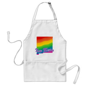 Delantal Estado Arcoiris De Nuevo México