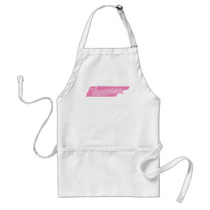 Delantal Estado rosado Tennessee