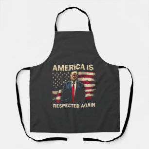 Delantal Estados Unidos es nuevamente respetado Trump, Esta
