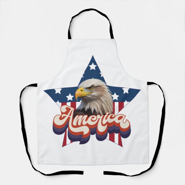 Delantal Estados Unidos, la belleza (Anverso)