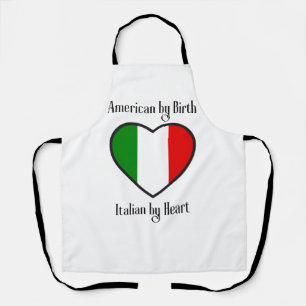 Delantal Estadounidense por nacimiento, italiano por corazó