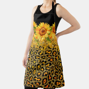Delantal Estampado animal brillo y girasoles