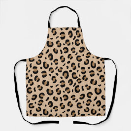 Delantal estampado de leopardo