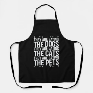 Delantal Están Comiendo Los Perros Los Gatos Las Mascotas T