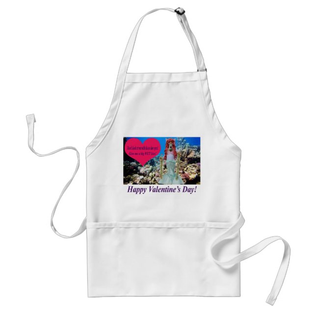 delantal estándar. Feliz Día de San Valentín. doe/ (Frente)