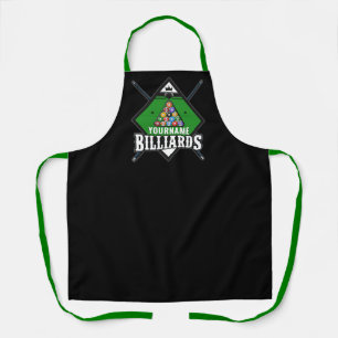 Delantal Estante de taco personalizado para sala de billar
