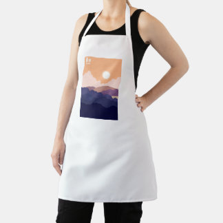Delantal Estar tranquilo con el diseño de Apron de cocina