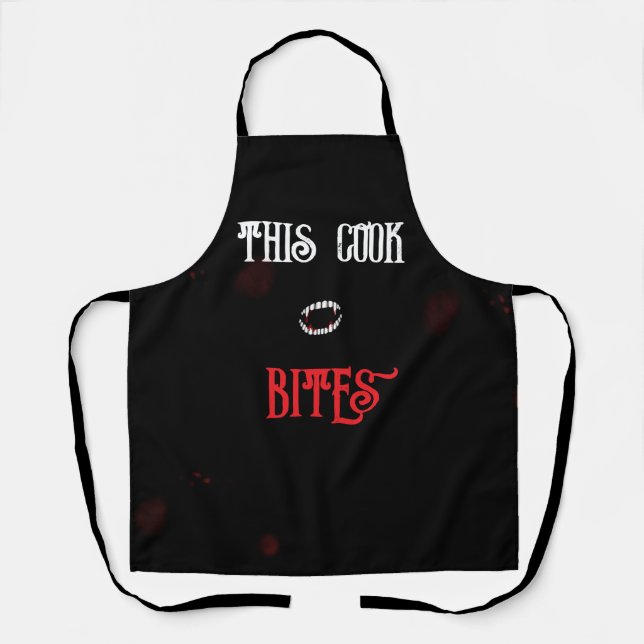 Delantal Este Cook muerde El Apron De Impresión De Todo El  (Anverso)