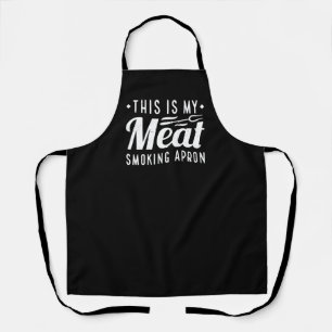 Delantal Este Es Mi Apron Fumador De Carne
