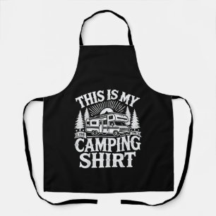 Delantal Este Es Mi Camping Divertido Campista