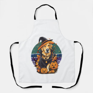 Delantal Este es mi disfraz de perro aterrador para Hallowe