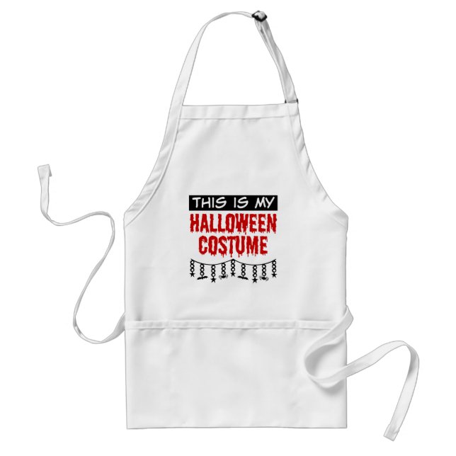 Delantal Este es mi traje de halloween Spime Bats (Frente)