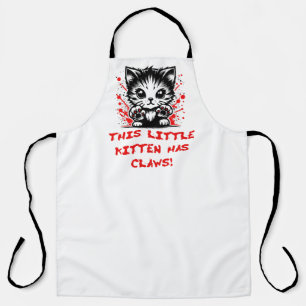 Delantal Este pequeño gatito tiene leyes