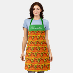 Delantal Estética de fruta Naranja suave