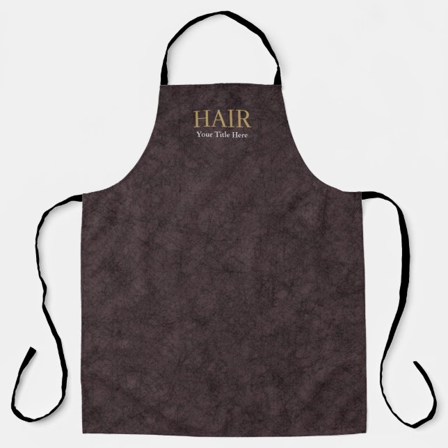 Delantal Estilista de Cabello Personalizable Profesional (Anverso)