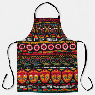Delantal Estilo Africano: Decorativo Patrón Delicioso.