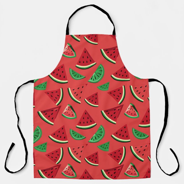 Delantal 🍉 Estilo de cocina con frutas para diversión culi (Anverso)
