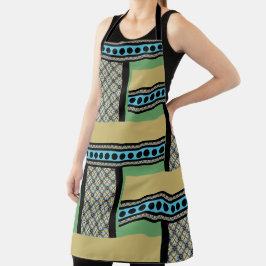 Delantal Estilo de mosaico mexicano 1