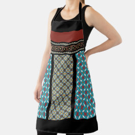 Delantal Estilo de mosaico mexicano 3