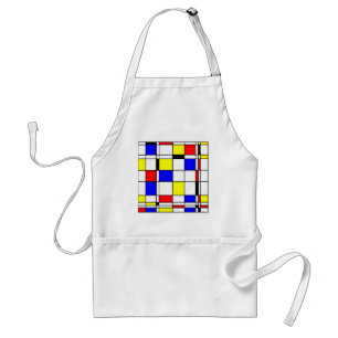 Delantal Estilo del arte de Mondrian