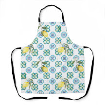 Estilo italiano,azulejos,majolica,limón ,Impresión