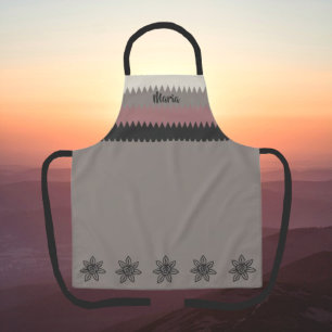 Delantal Estilo Natural Sudoeste Añadir Nombre Apron