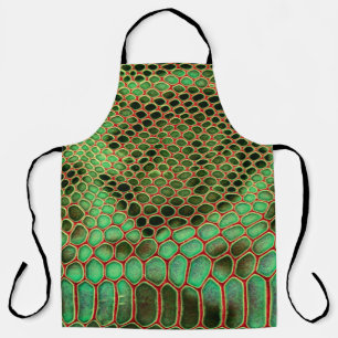 Delantal Estilo serpentino: fondo cutáneo exótico