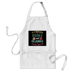 DELANTAL ESTO IMPLICA LIBROS Y PAJAMAS ME CUENTAN EN LECTUR