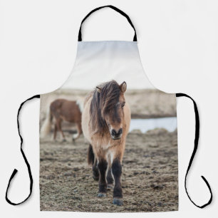 DELANTAL ESTOS CABALLOS SON MUY DULCES E INQUISITIVOS