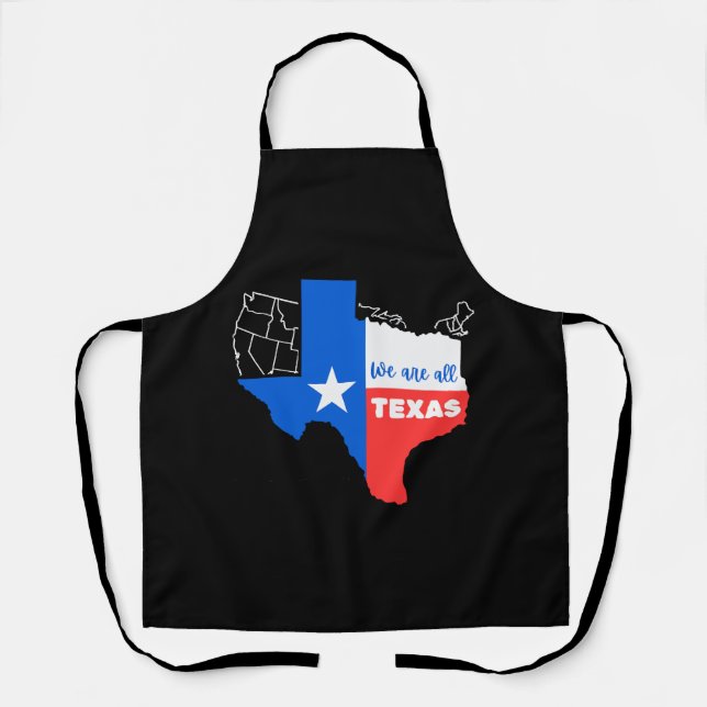 Delantal Estoy De Acuerdo Con Texas (Anverso)