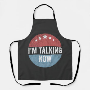 Delantal Estoy hablando ahora del debate de Trump Kamala
