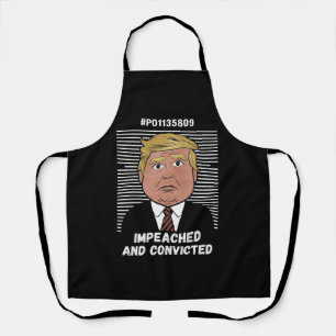 Delantal Estoy votando por el delincuente convicto Pro Trum