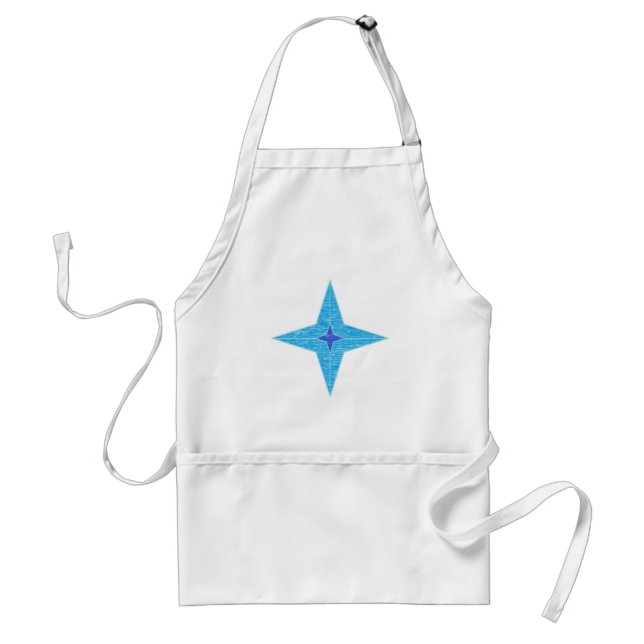 Delantal Estrella azul (Frente)