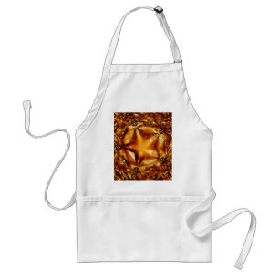 Delantal Estrella elegante de Navidades de cobre de Moda