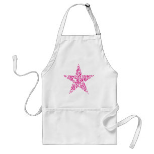 Delantal estrella floral