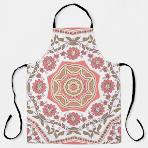 Delantal Estrella floral mosaica: Patrón sin foco
