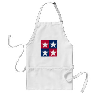 Delantal Estrellas de arte pop de la bandera de Estados Uni