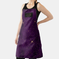 estrellas de oro del cielo morado esteticista saló